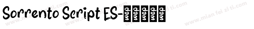 Sorrento Script ES字体转换